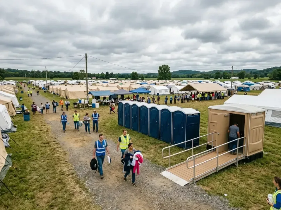 disaster-relief-camp-restrooms-010 — frequently asked questions, Dumpster & Portable Bathrooms Rental in Bowleys Quarters, MD